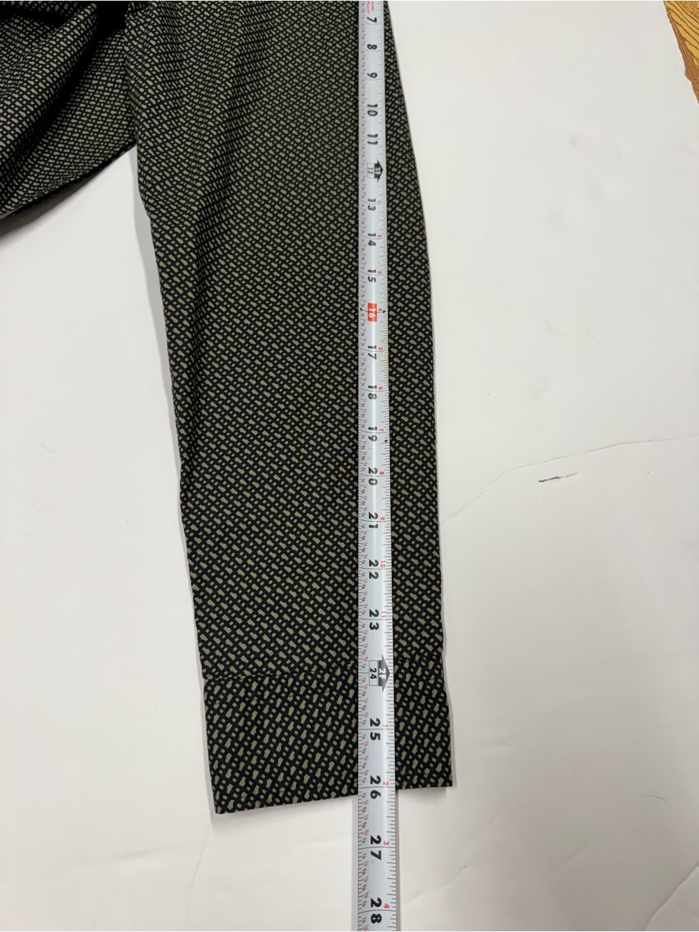 NEW BOSS MEN'S XL ROAN SLIM FIT STRETCH LONG SLEEVE BUTTON UP SHIRT GREEN $198 - Picture 11 of 12